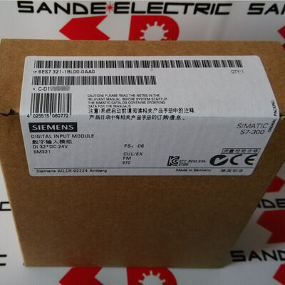 6ES7321-1BL00-0AA0 SIEMENS 6ES73211BL000AA0 6ES7 321-1BL00-0AA0 المدخل الرقمي