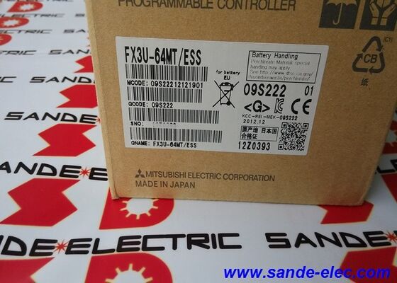 ميتسوبيشي FX3U-64MT/ESS الوحدة الأساسية Ac 100-240v 32 مدخلات Dc 24v 32 ترانزست