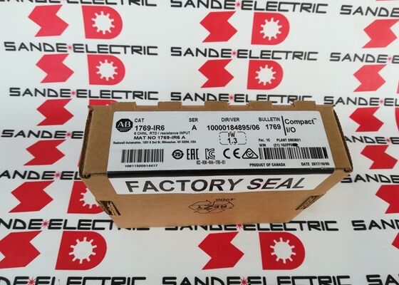 واحد جديد ألين برادلي 1769-IR6 CompactLogix 6 قناة RTD/مقاومة وحدة إدخال