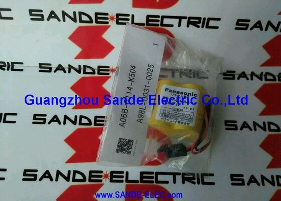 بطارية باناسونيك A06B-6114-K504 A98L-0031-0025 A06B6114K504 A98L00310025 AO6B-6114-K5O4 A98L-OO31-OO25