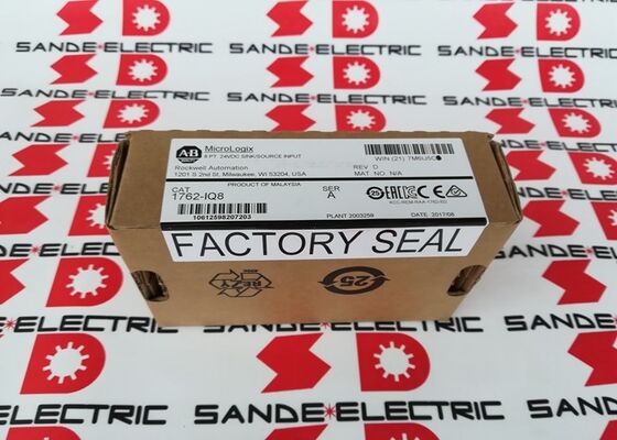 AB New Allen Bradley 1762-IQ8 24VDC وحدة مدخل مصدر المغسلة 762IQ8