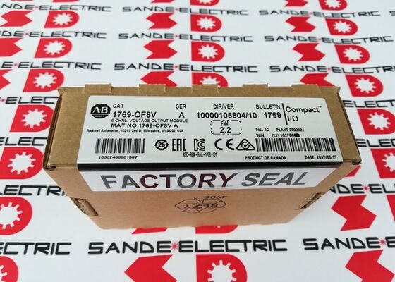 واحد جديد AB 1769-OF8V 1769OF8V 8 قناة وحدة إخراج الجهد 1769-0F8V