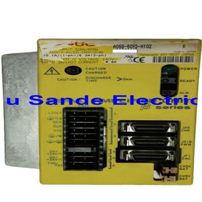 وحدة Fanuc Servo Amplifier 200-240VAC 6.3A/5.9Amps A06B-6093-H102 A06B6093H102 A06B-6093-H102