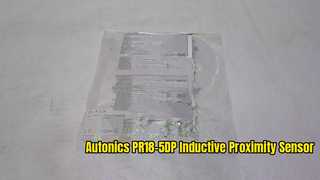 فيديو توضيحي لمستشعر القرب الاستقرائي PR18-5DP من Autonics