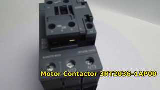 فيديو توضيحي للمنتج Siemens 3RT2036-1AP00 SIRIUS Power Contactor