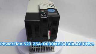 Allen-Bradley 25A-D030N114 PowerFlex 523 AC Drive فيديو توضيحي للمنتج