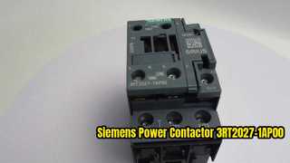 Siemens 3RT2027-1AP00 230V AC Contactor للتحكم في المحرك فيديو توضيحي للمنتج